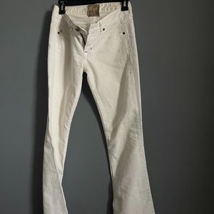 Vintage Low rise White bootcut jeans